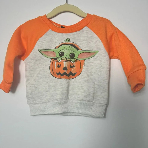 Star Wars sweatshirt special Halloween edition Sz 12 Months - Picture 1 of 6